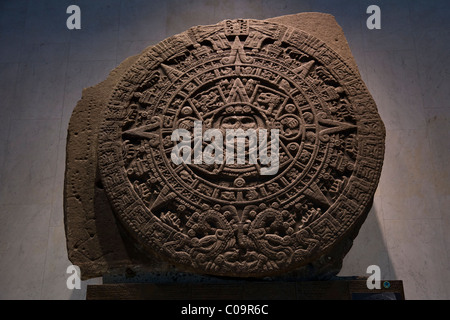Piedra del Sol, Stone of the Fifth Sun, Museo Nacional de Antropología ...