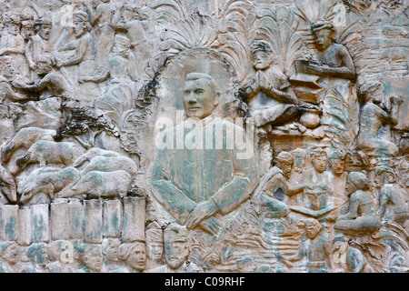 Dr. Ludwig Ingwer Nommensen Memorial, Hindu style, on the Salib Kasih mountain, Tarutung, Batak region, Sumatra, Indonesia, Asia Stock Photo