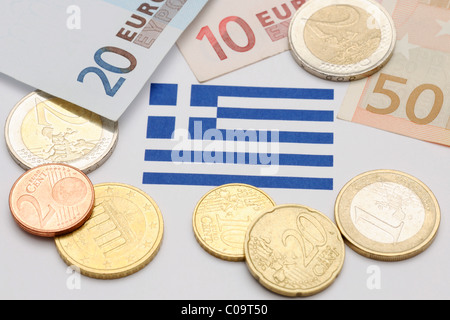 Symbolic image, financial crisis of Greece Stock Photo