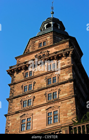 Schloss Johannisburg Castle, Aschaffenburg, Franconia, Bavaria, Germany, Europe Stock Photo