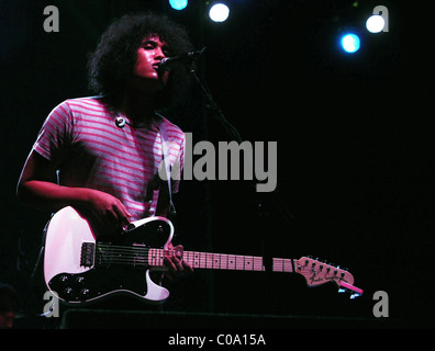 Reggie Youngblood from 'Black Kids' performing as a support act at The Olympia Theatre Dublin, Ireland - 25.02.08 **No Internet Stock Photo