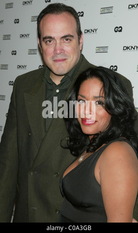 David Zayas and wife Liza Colon-Zayas. 10 September 2011, Santa Monica ...