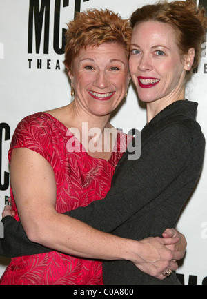 Lisa Kron and Veanne Cox  Opening night celebration of the Off-Broadway play 'Spain' held at Telsey & Company Studios New York Stock Photo