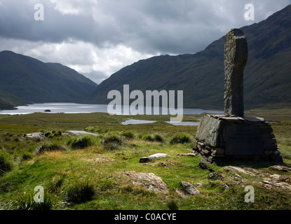 Doolough Pass and Doo Lake. County Mayo. Republic of Ireland. Stock Photo