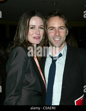 Emily Mortimer & Alessandro Nivola Attending the Opening Night after party celebrating The New Group's production of 'Things We Stock Photo