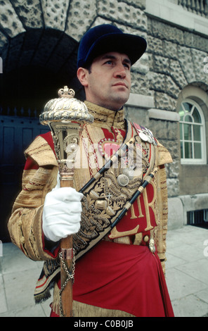 Scots Guards Drum Major Stock Photo