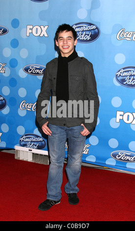 David Archuleta American Idol - The Top 12 Party - At The Wolfgang Puck ...