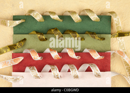 Colored handmade paper Stock Photo