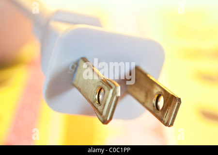 American alternating current electrical plug Stock Photo