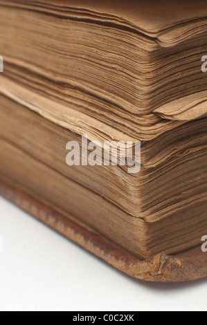 Pages of an old book Stock Photo