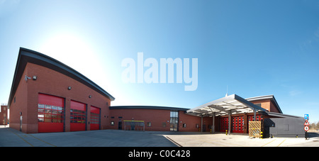 Marshes End Fire Station, Dorset Fire and Rescue Service, Poole exterior Stock Photo