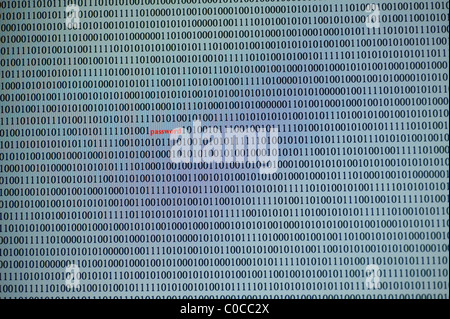 password computer Stock Photo