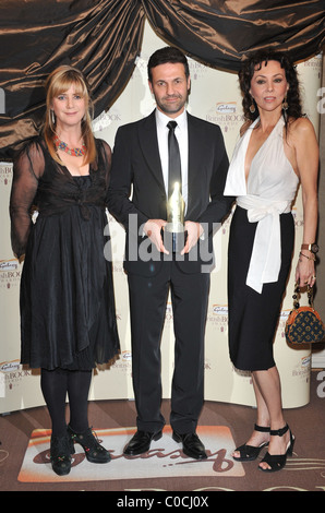 Imogen Stubbs, Khaled Hosseini and Marie Helvin Galaxy British Book Awards held at the Grosvenor House - Arrivals London, Stock Photo