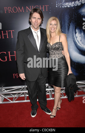 Nelson McCormick and Guest World Premiere of 'Prom Night' held at The Cinerama Dome at the Arclight Theatre- Arrivals Stock Photo