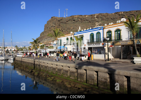 Puerto de Mogan in Gran Canaria, Canaray Islands Stock Photo