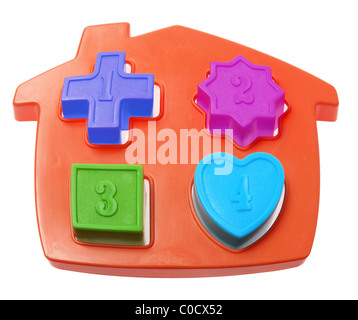 House Shape Sorter Toy Stock Photo