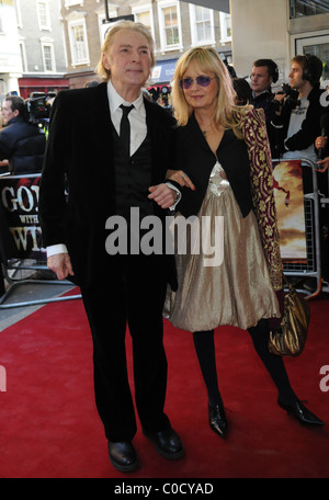 Leigh Lawson and Twiggy attends the opening night for 'Gone with the Wind' held at the New London Theatre London, England - Stock Photo