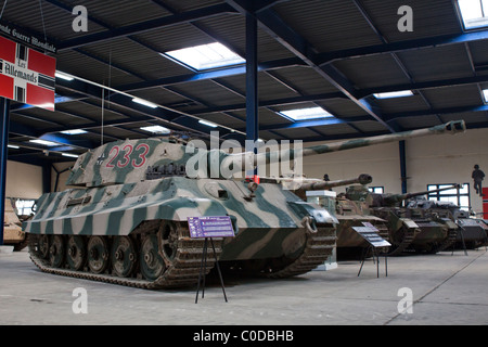 Panzerkampfwagen Tiger Ausf. B, or Tiger B (Sd.Kfz. 182). A.K.A Königstiger, King Tiger or Royal Tiger Stock Photo