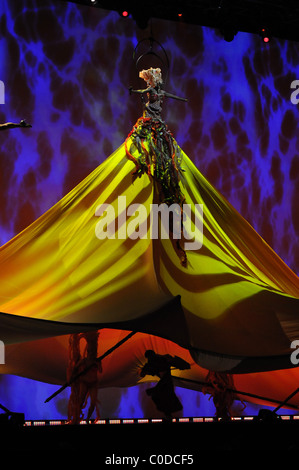 Cirque Du Soleil - Delerium at the 02 Arena London, England - 17.04.08 Stock Photo