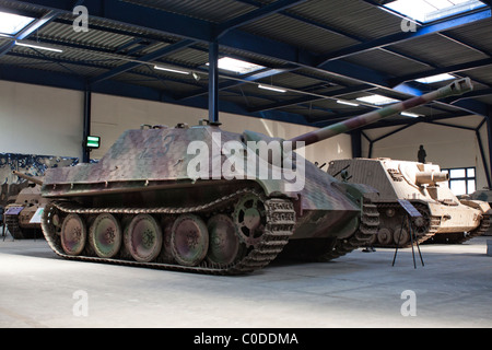 German Jagdpanther, a heavy tank destroyer bearing an 88 mm anti tank gun Stock Photo