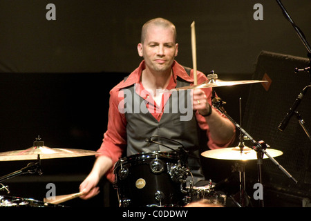 Brian Delaney The New York Dolls performing in concert at El Teatro Buenos Aires, Argentina - 18.04.08 Stock Photo