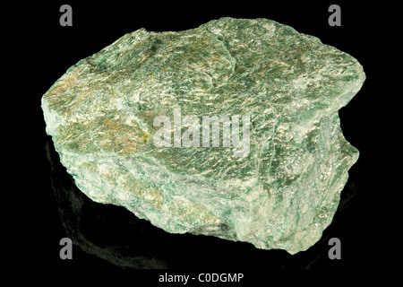 Fuscite (Green mica schist), Metamorphic rock, India Stock Photo