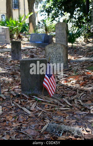 Headstones, Hilton Head Island, South Carolina, USA Stock Photo