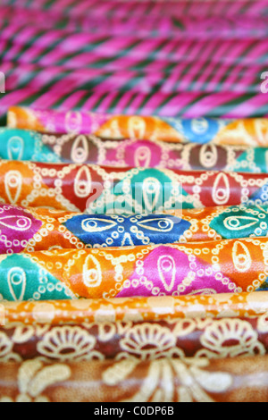 Rolls Of Colorful Wrapping Paper Isolated On White Stock Photo