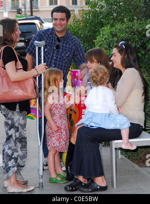 Brooke Shields celebrating her daughter Rowan's 5th birthday at Katsuya restaurant  Brentwood, California - 15.05.08 Stock Photo