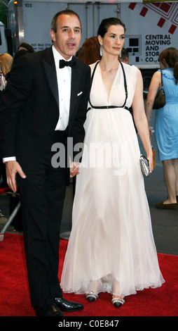 Matt Lauer and wife TIME's 100 Most Influential People in the World gala dinner  New York City, USA - 08.05.08 Stock Photo