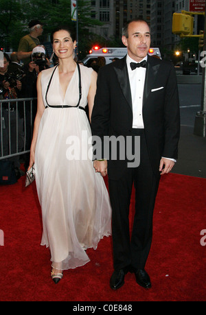 Matt Lauer and wife TIME's 100 Most Influential People in the World gala dinner  New York City, USA - 08.05.08 Stock Photo