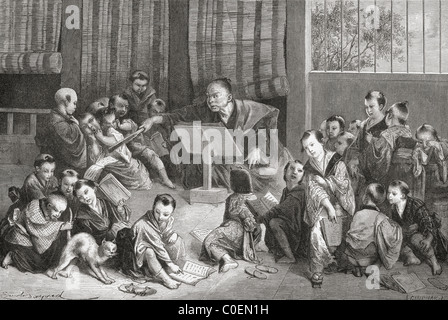Nineteenth century school classroom Stock Photo: 14252173 ...