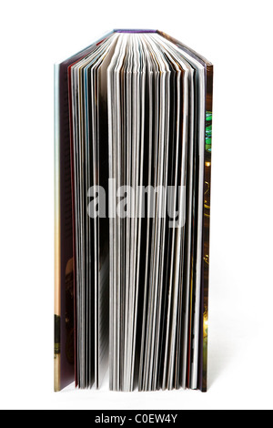 Open standing book Stock Photo