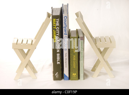 Home improvement , style books with small chairs Stock Photo