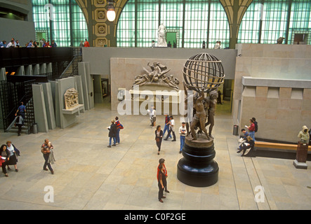 Four Parts of the World Holding a Celestial Sphere, Jean Baptiste Carpeaux, Musee d'Orsay, Orsay Museum, Paris, France, Europe Stock Photo