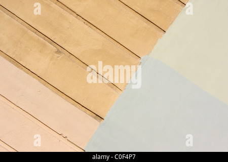 Multicolored plastered wall with texture Stock Photo