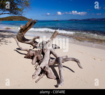 Hawksnest Bay on the Caribbean island of St John in the US Virgin Islands Stock Photo