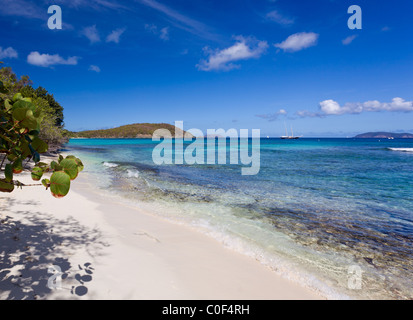 Hawksnest Bay on the Caribbean island of St John in the US Virgin Islands Stock Photo