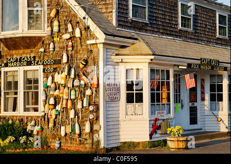 Captain Cass seafood restaurant, Rock Harbor, Cape Cod, MA, Stock Photo