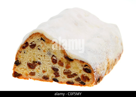 Typical German Christmas Stollen  Stock Photo