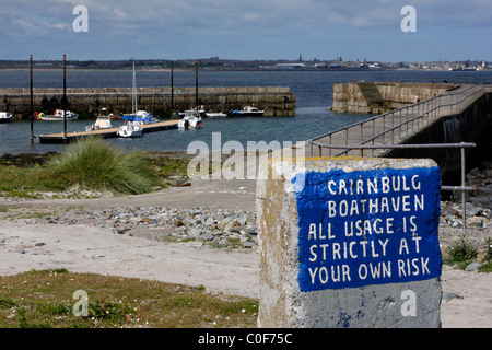 Cairnbulg Boathaven near Fraserburgh in Scotland Stock Photo