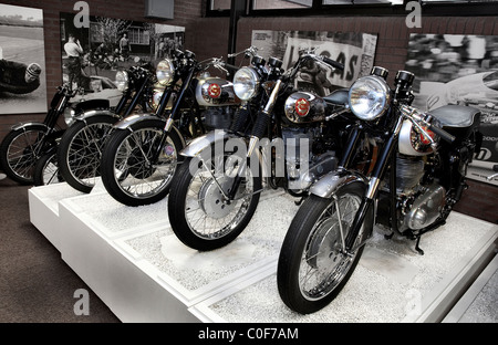 BSA Gold star motocrycles at the National Motorcycle Museum Birmingham UK Stock Photo