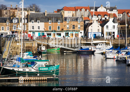 Sailing Boats in the Harbour Anstruther Fife Scotland Stock Photo