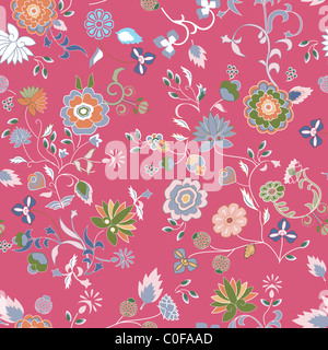 Seamless Floral Pattern Stock Photo