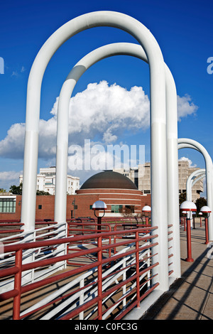 River walkway in Baton Rouge, Louisiana Stock Photo