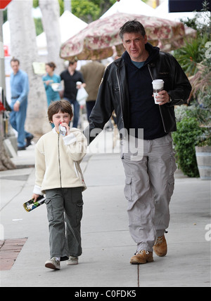 The Late Late Show' host Craig Ferguson with his son Milo Ferguson Los Angeles, California - 25.05.08 Agent 47/ Stock Photo