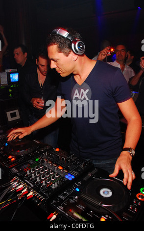 DJ Tiesto performing live at JET nightclub indside the Mirage Hotel Las Vegas, Nevada - 25.05.08 Stock Photo