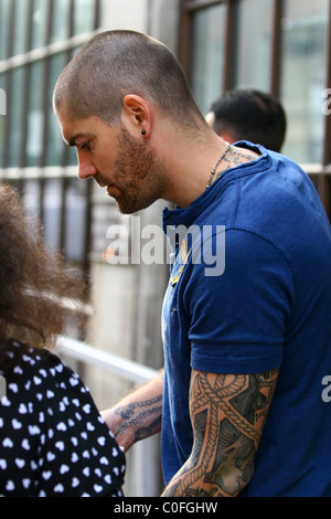 Shane Lynch from Boyzone arrives at the BBC Radio One studios London, England - 29.05.08 Stock Photo