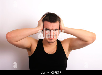 Stop that noise Stock Photo