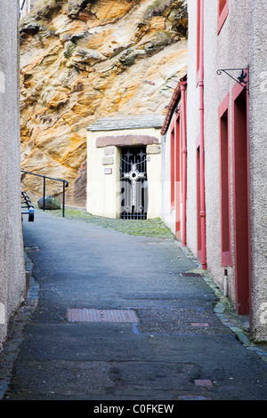 Cove Wynd and St Fillans Cave Pittenweem Fife Scotland Stock Photo